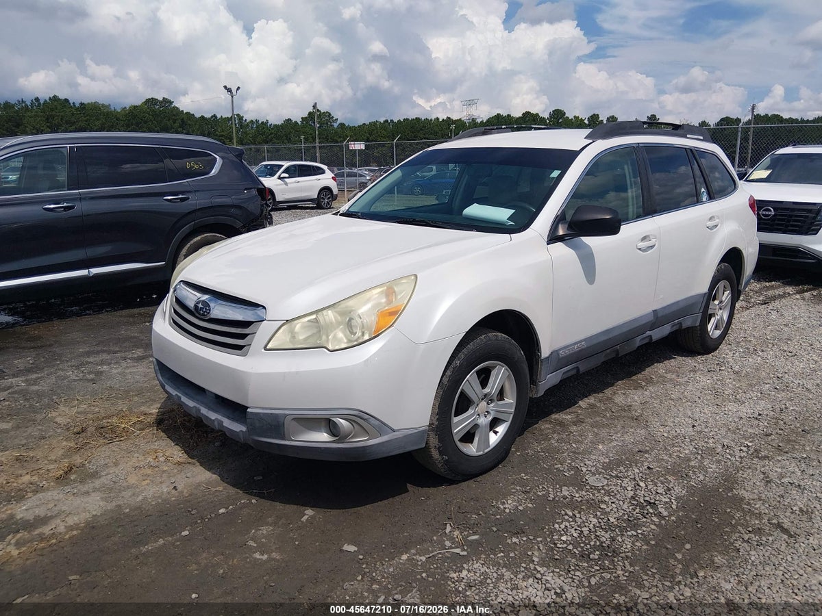 2010 SUBARU OUTBACK 2.5I — снимка 2