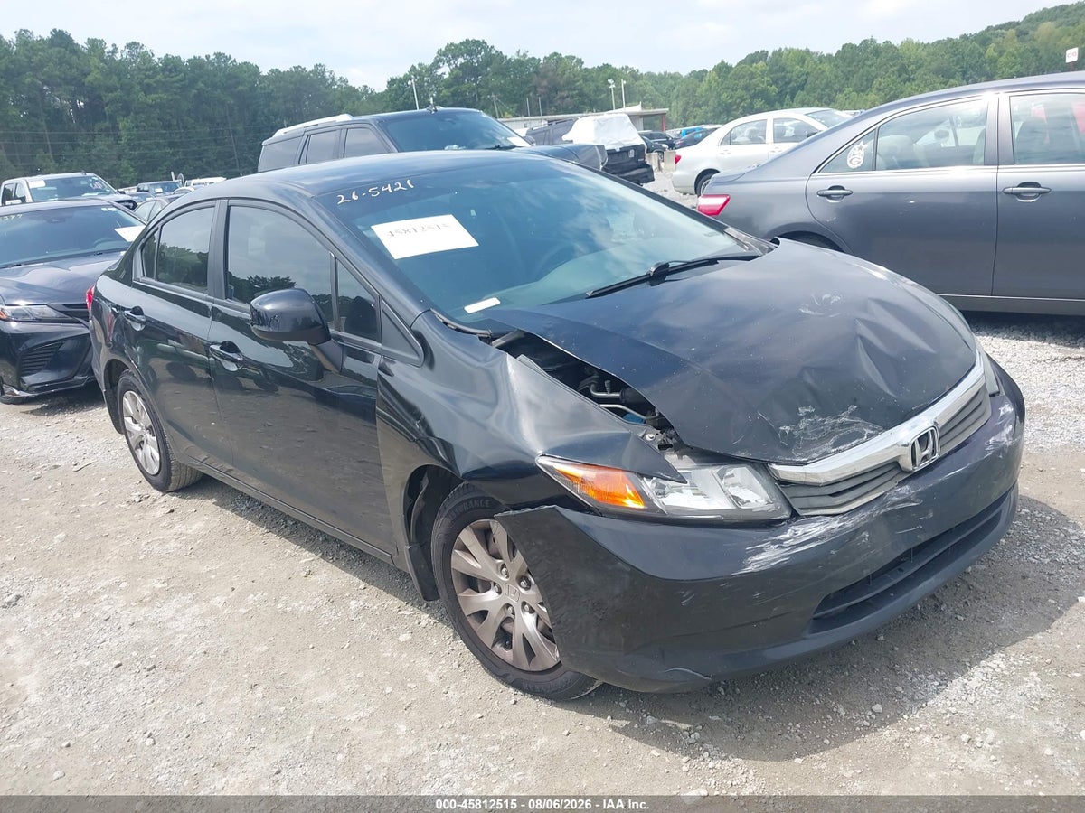 2012 HONDA CIVIC LX