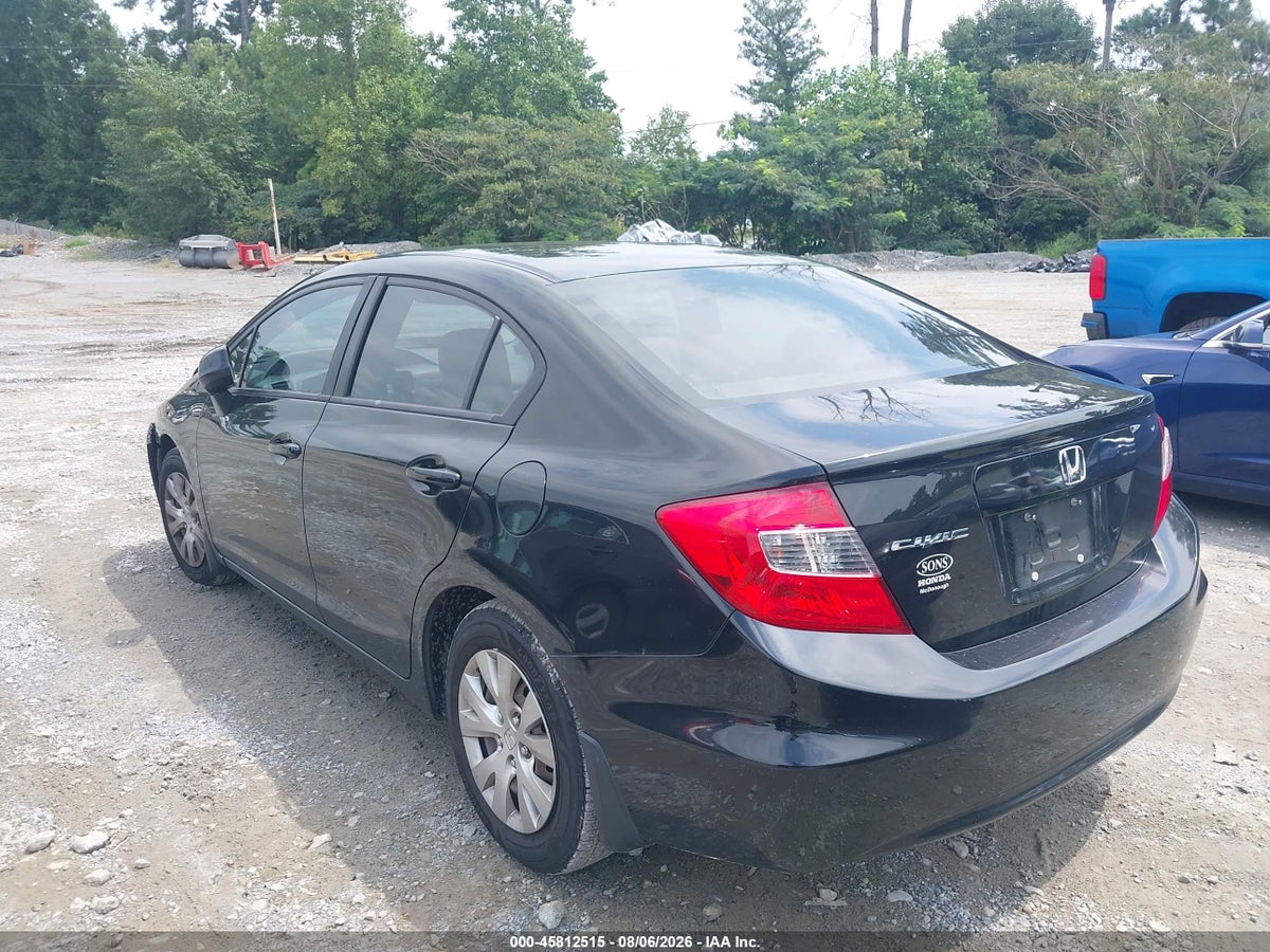 2012 HONDA CIVIC LX — снимка 3