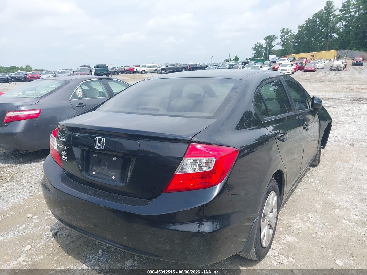 2012 HONDA CIVIC LX — снимка 4