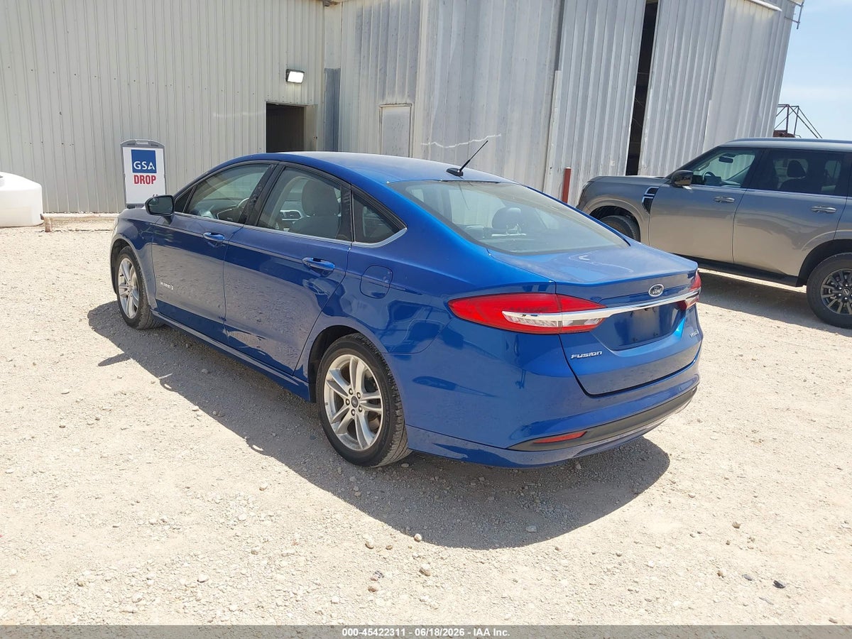 2018 FORD FUSION HYBRID S — снимка 3