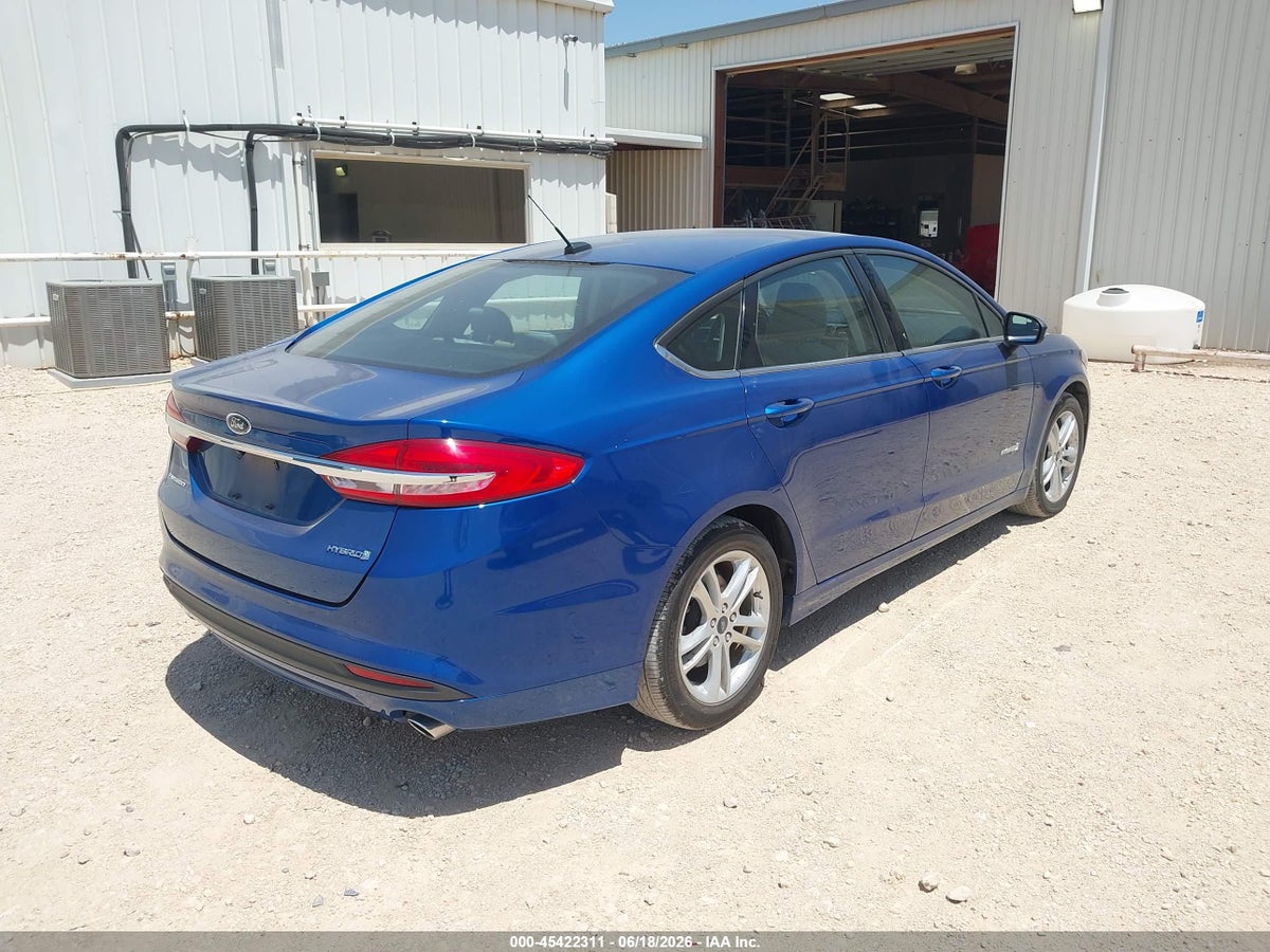 2018 FORD FUSION HYBRID S — снимка 4