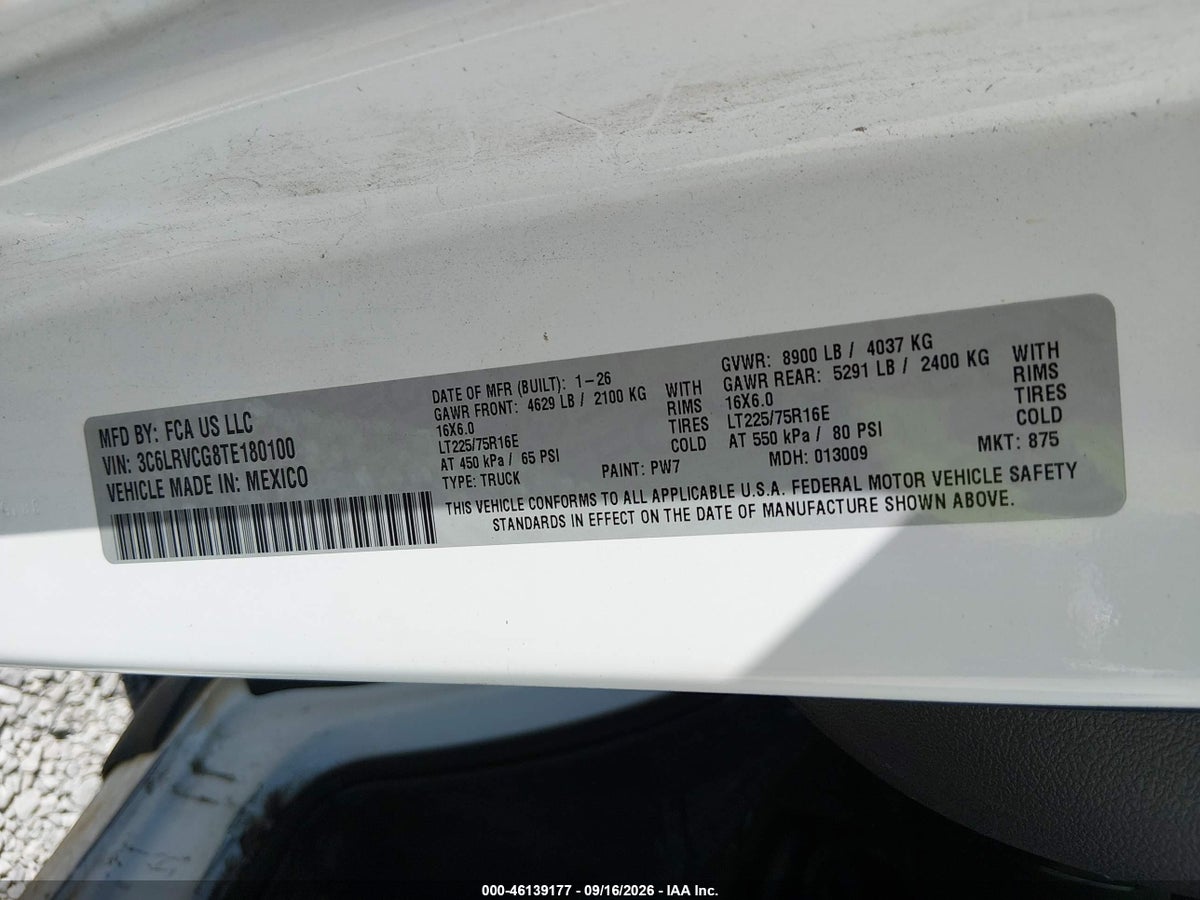 2026 RAM PROMASTER TRADESMAN — снимка 4