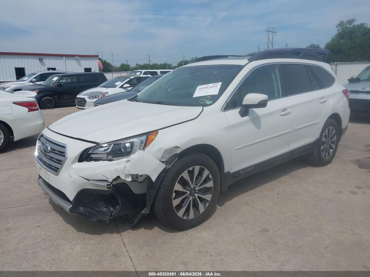 2017 SUBARU OUTBACK 2.5I LIMITED — снимка 2