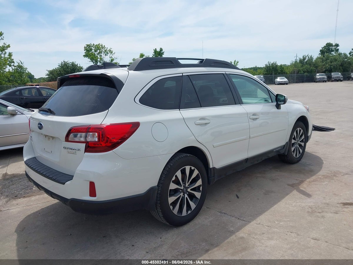 2017 SUBARU OUTBACK 2.5I LIMITED — снимка 4