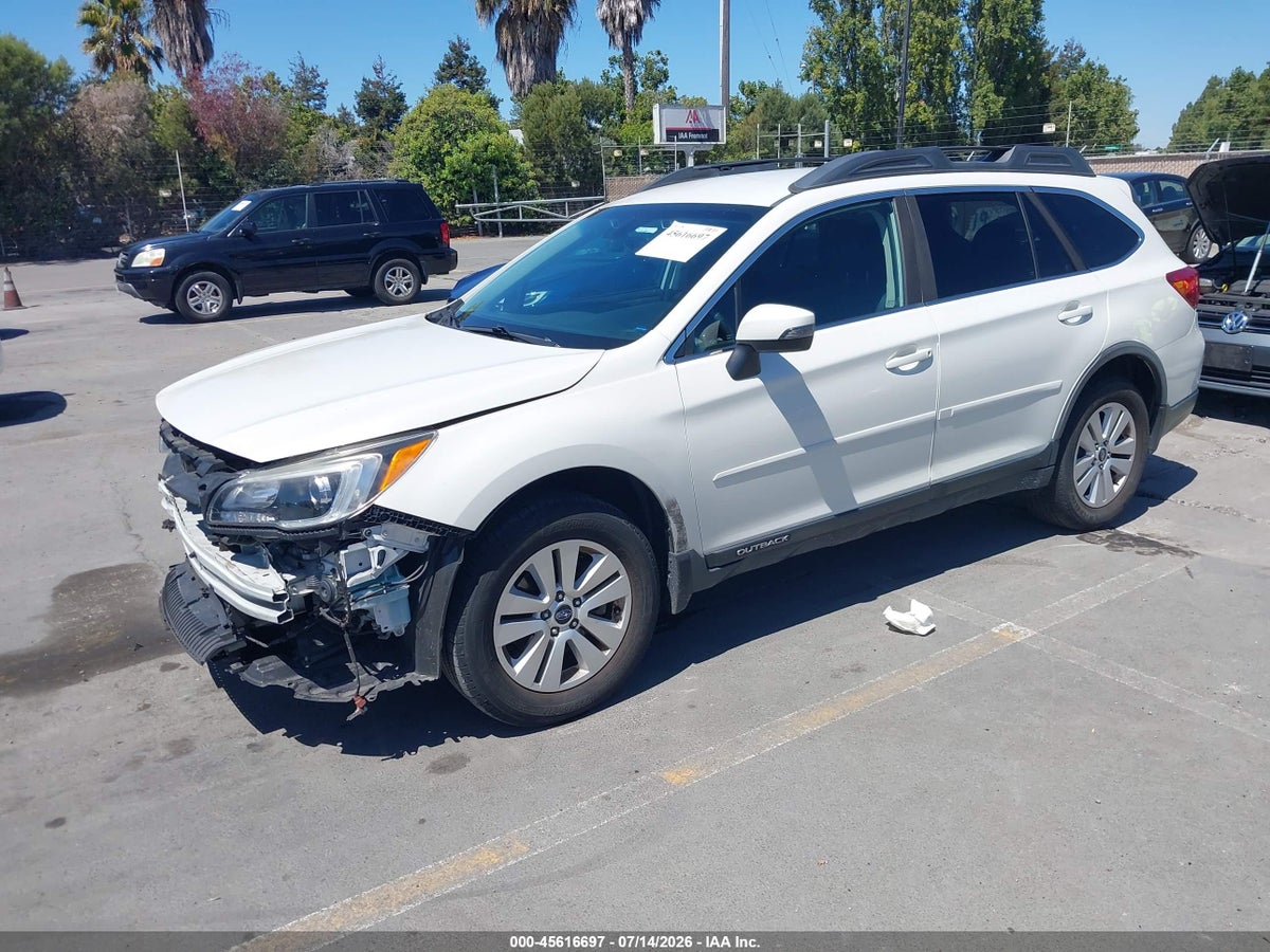 2017 SUBARU OUTBACK 2.5I PREMIUM — снимка 2