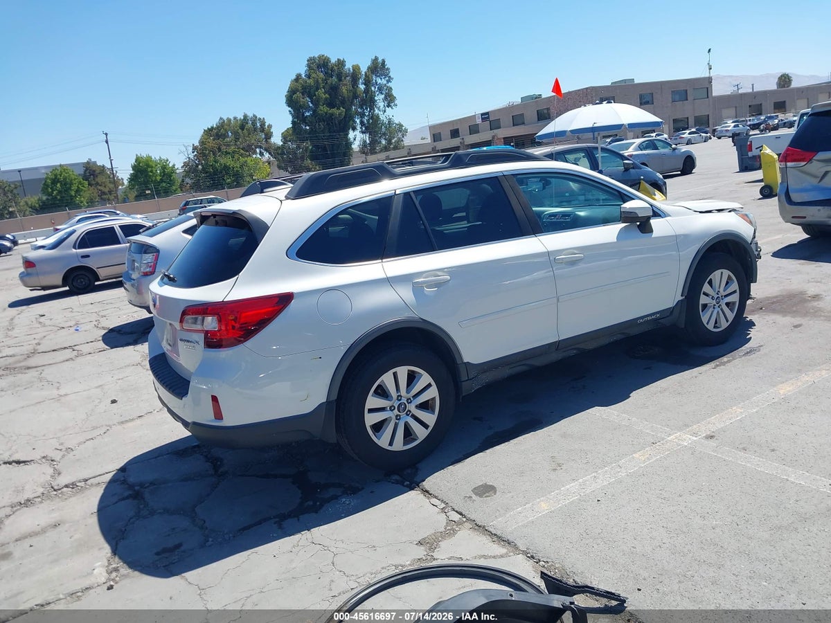2017 SUBARU OUTBACK 2.5I PREMIUM — снимка 4