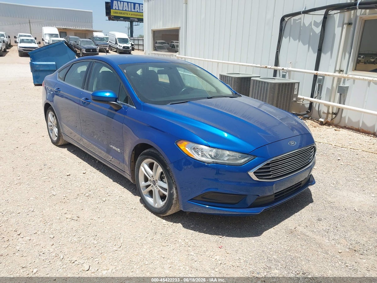2018 FORD FUSION HYBRID S