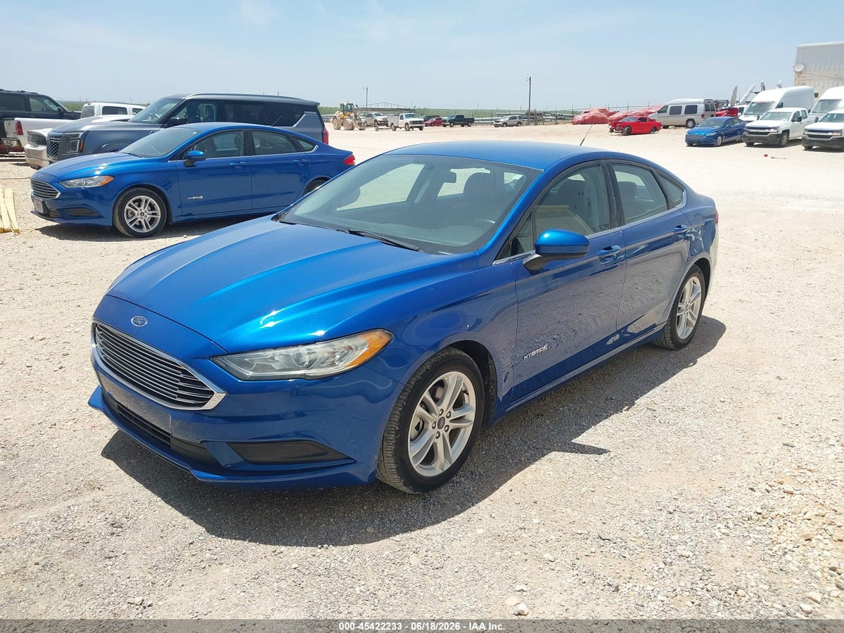 2018 FORD FUSION HYBRID S — снимка 2