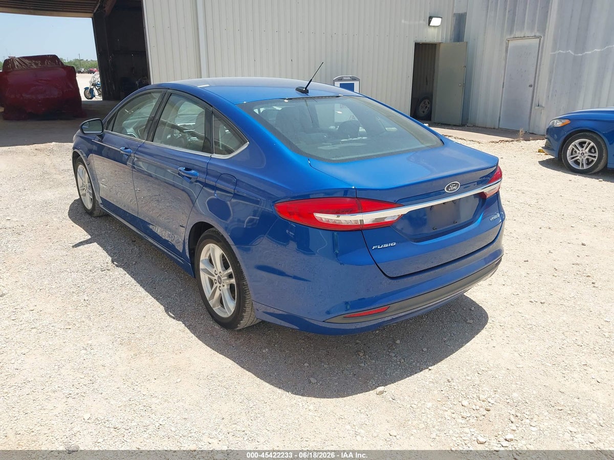 2018 FORD FUSION HYBRID S — снимка 3