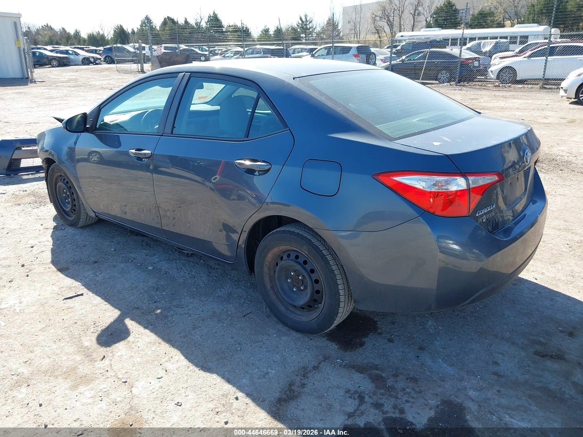 2015 TOYOTA COROLLA LE — снимка 3