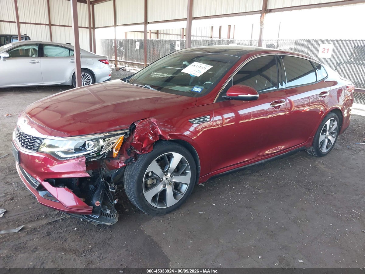 2019 KIA OPTIMA S — снимка 2