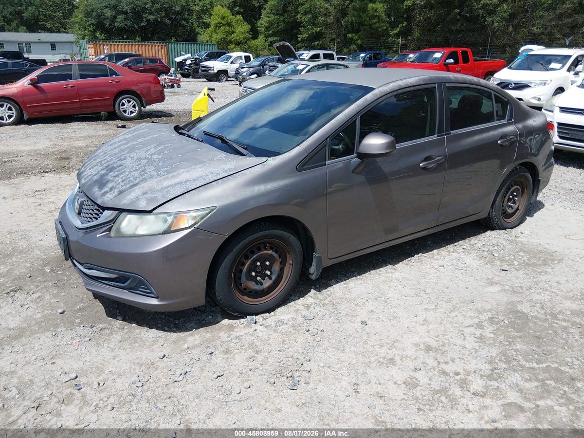 2013 HONDA CIVIC LX — снимка 2