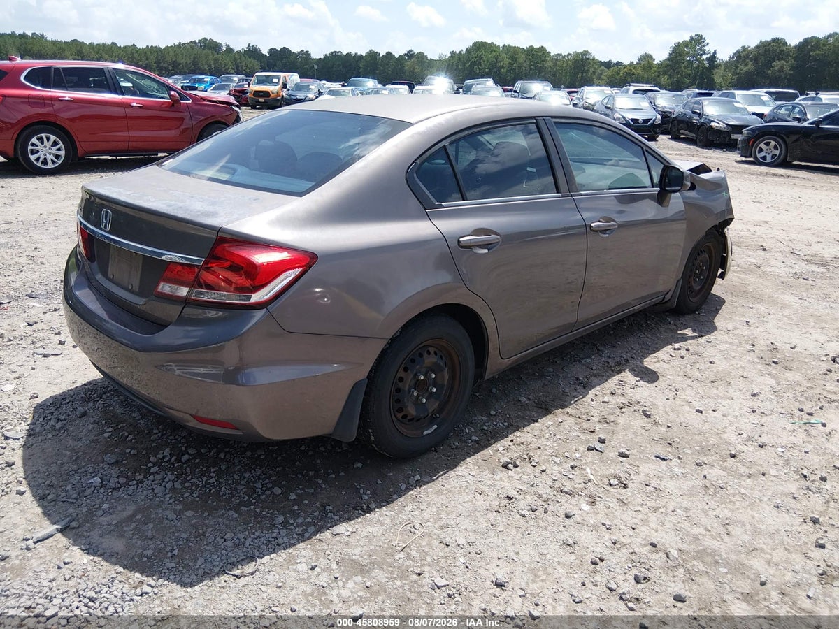 2013 HONDA CIVIC LX — снимка 4
