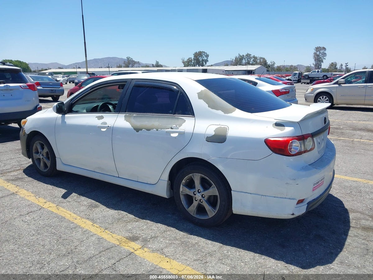 2013 TOYOTA COROLLA S — снимка 3
