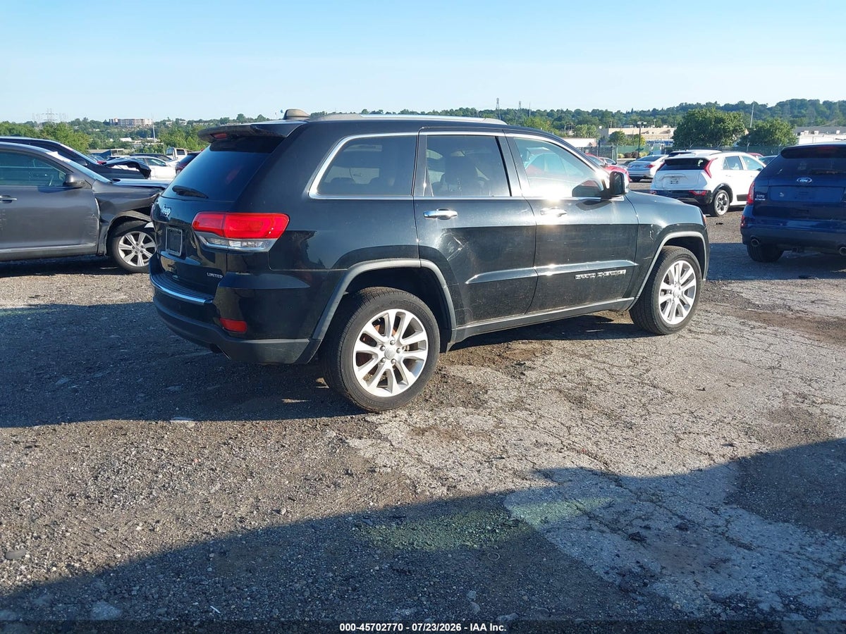 2017 JEEP GRAND CHEROKEE LIMITED — снимка 4