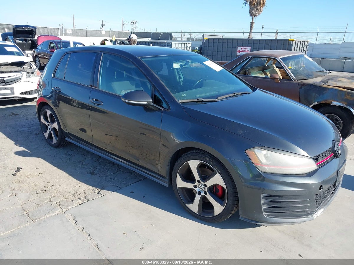 2015 VOLKSWAGEN GOLF GTI 2.0T S 4-DOOR