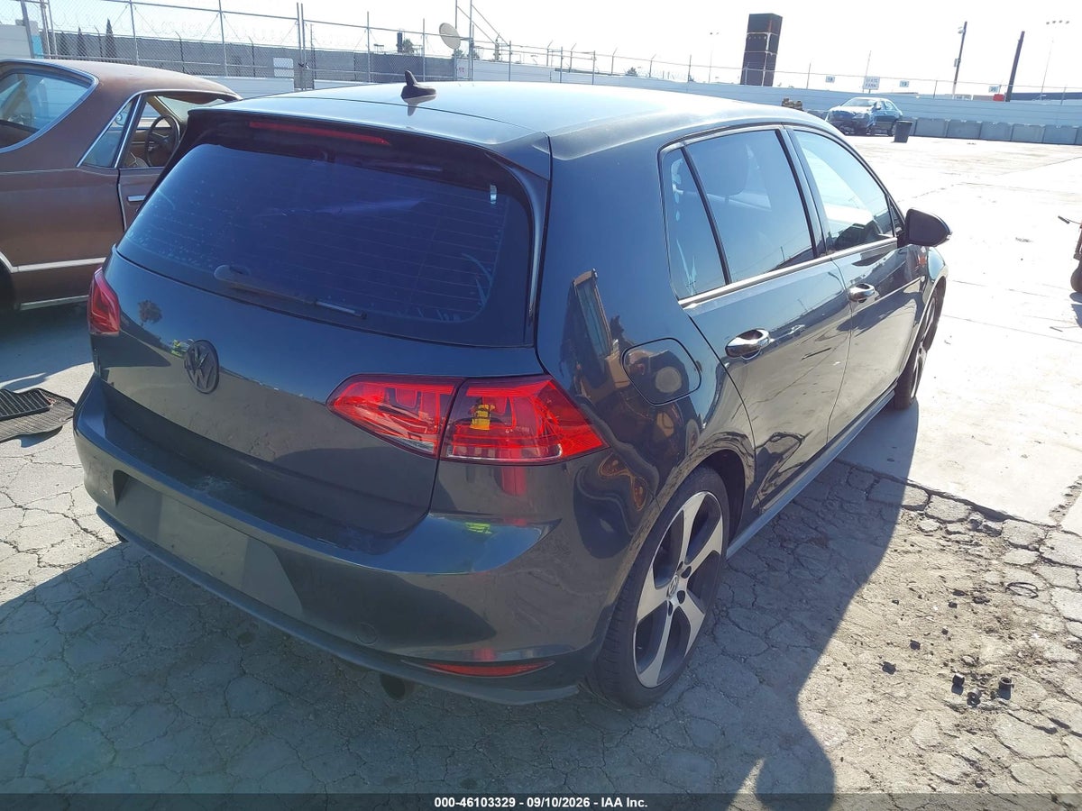2015 VOLKSWAGEN GOLF GTI 2.0T S 4-DOOR — снимка 4