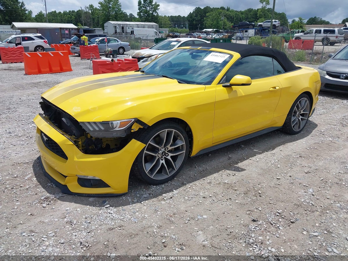2017 FORD MUSTANG ECOBOOST PREMIUM — снимка 2