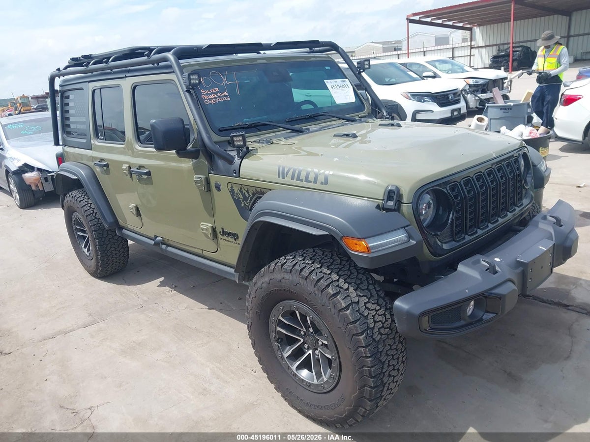 2025 JEEP WRANGLER 4-DOOR WILLYS 4X4