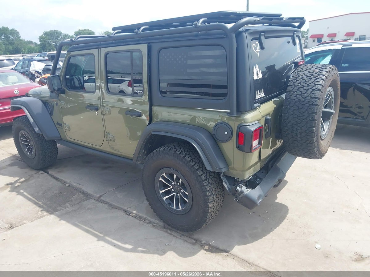 2025 JEEP WRANGLER 4-DOOR WILLYS 4X4 — снимка 3