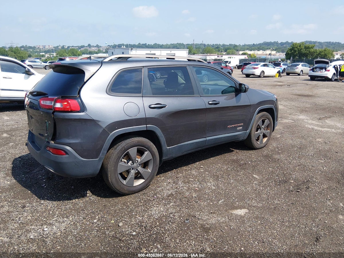 2017 JEEP CHEROKEE 75TH ANNIVERSARY EDITION 4X4 — снимка 4