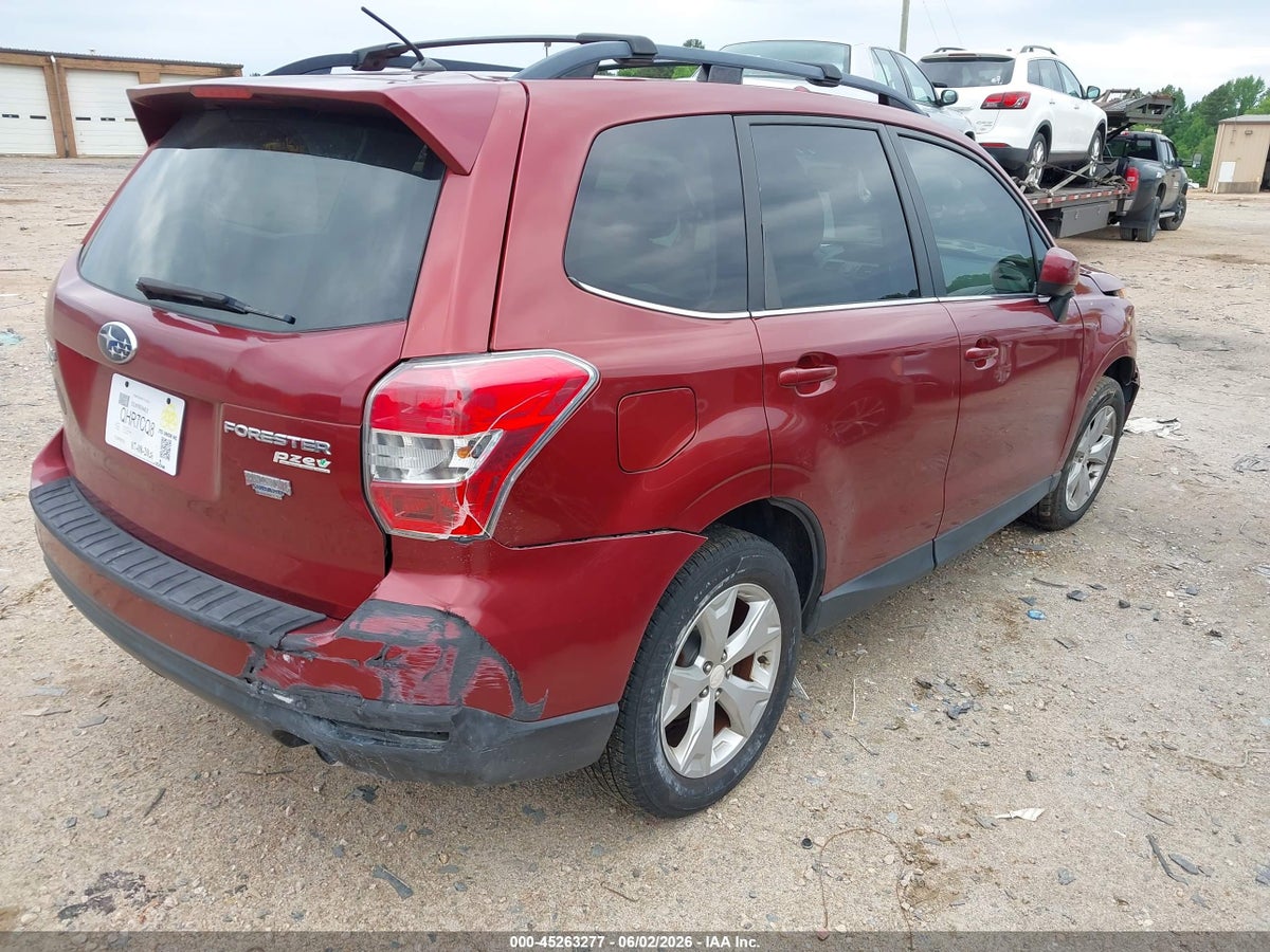 2015 SUBARU FORESTER 2.5I LIMITED — снимка 4