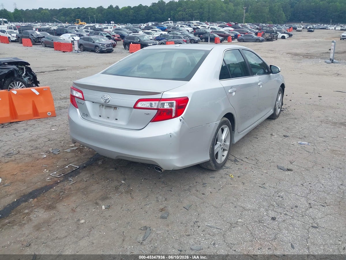 2012 TOYOTA CAMRY SE — снимка 4