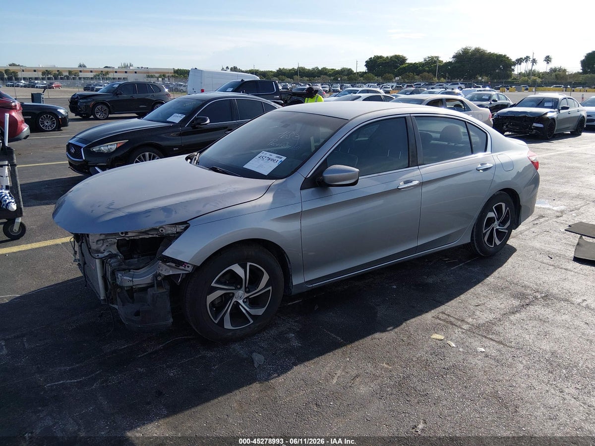 2017 HONDA ACCORD LX — снимка 2