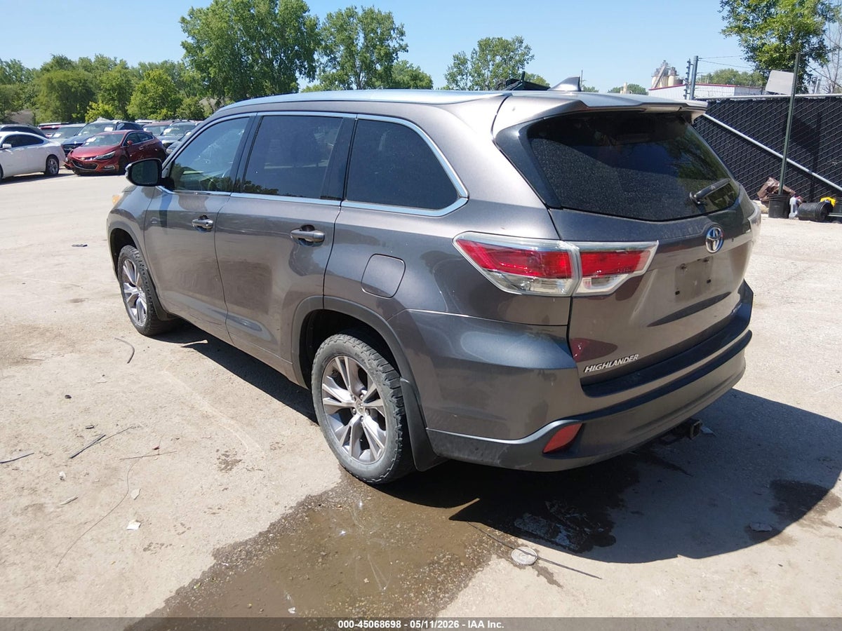 2014 TOYOTA HIGHLANDER XLE V6 — снимка 3
