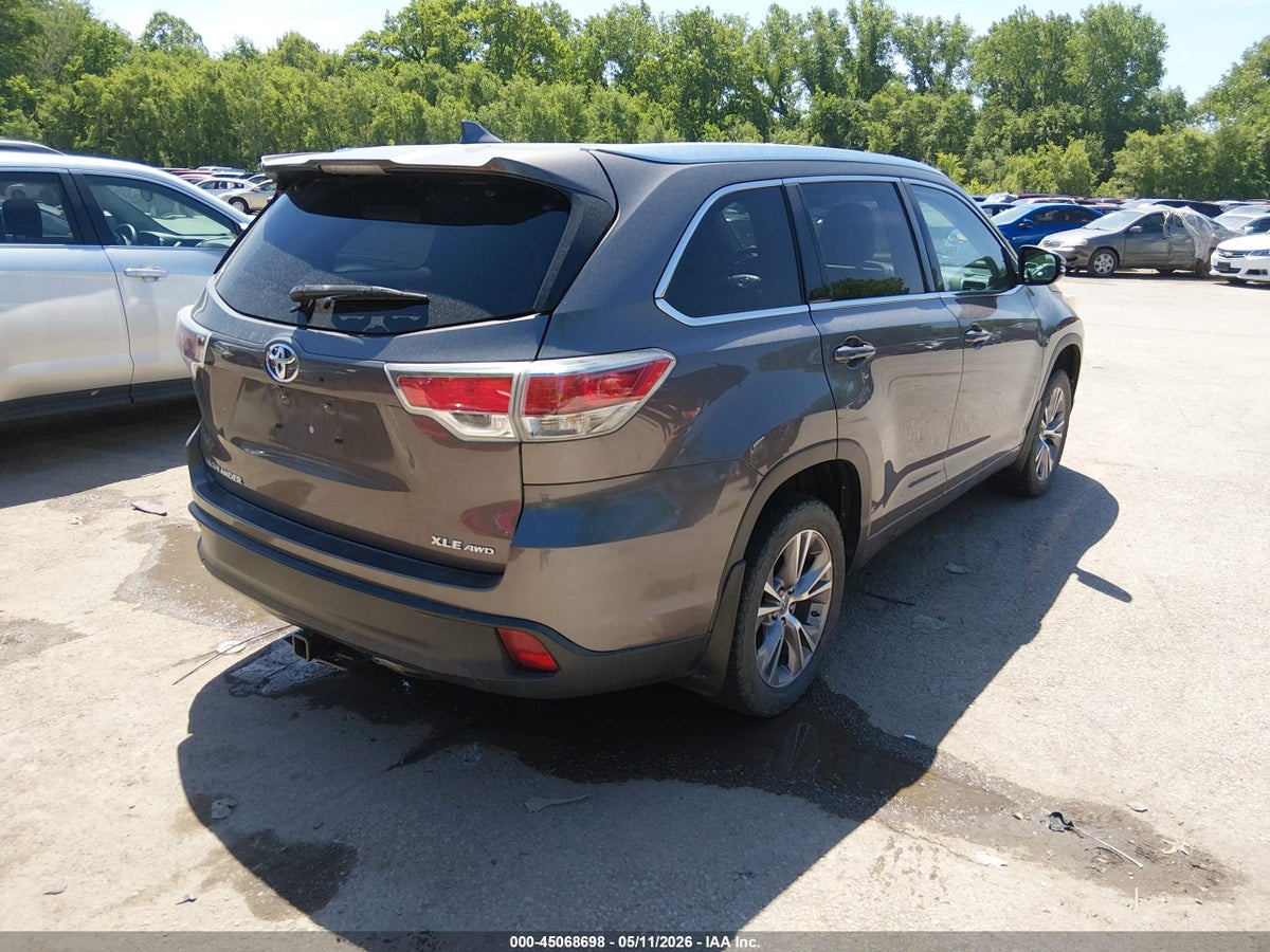 2014 TOYOTA HIGHLANDER XLE V6 — снимка 4