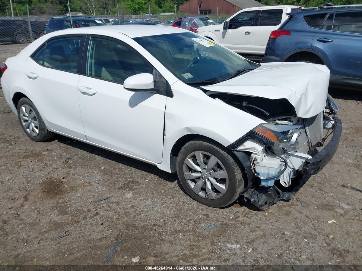 2016 TOYOTA COROLLA LE