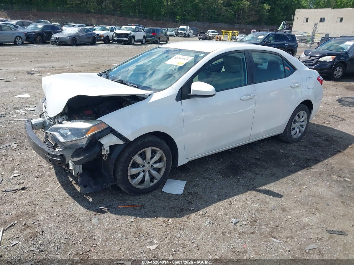 2016 TOYOTA COROLLA LE — снимка 2