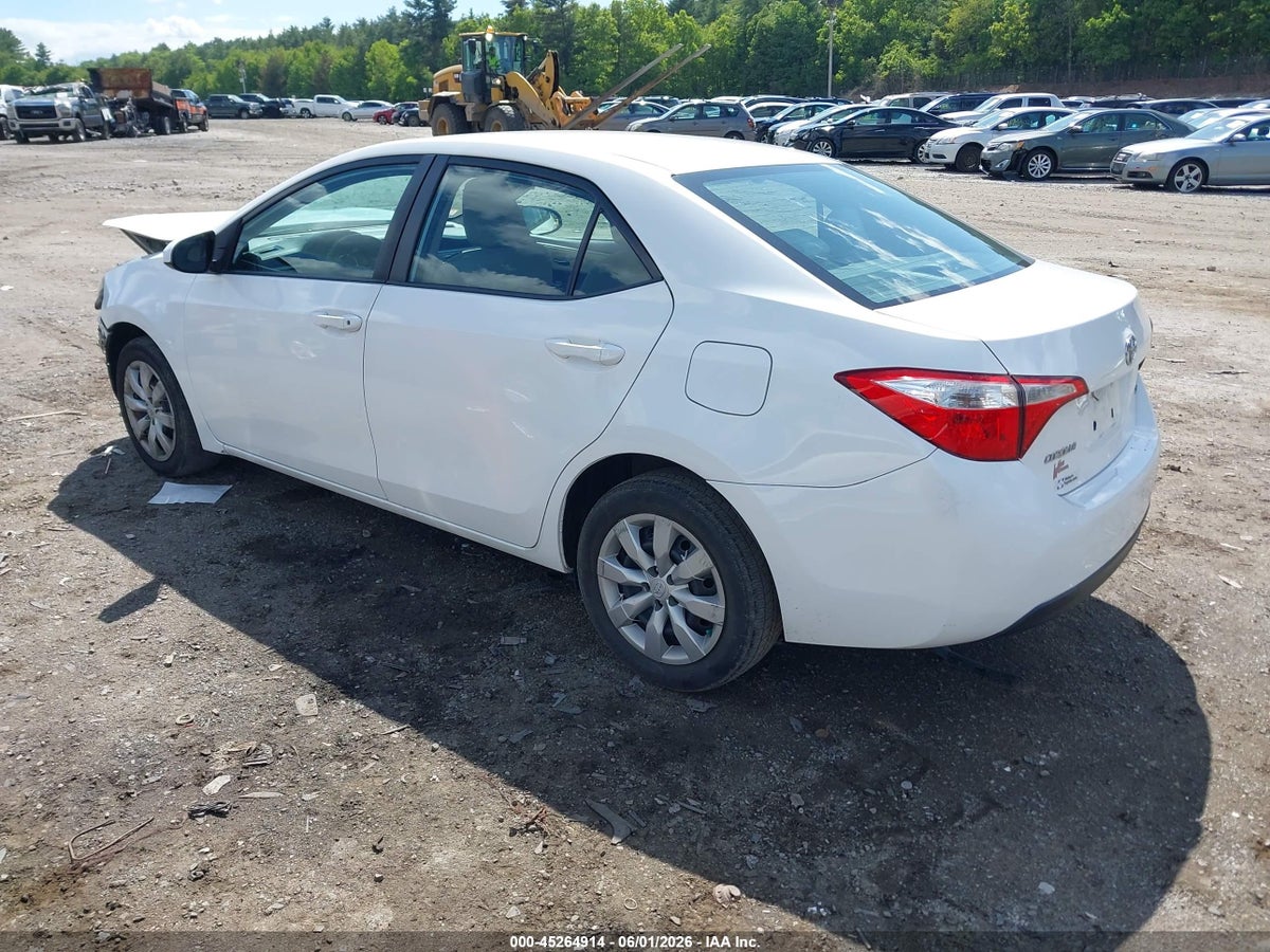 2016 TOYOTA COROLLA LE — снимка 3