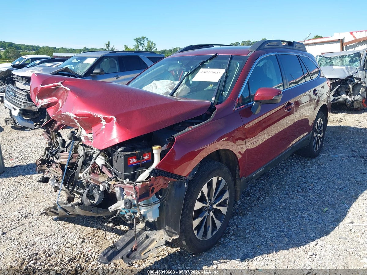 2017 SUBARU OUTBACK 2.5I LIMITED — снимка 2