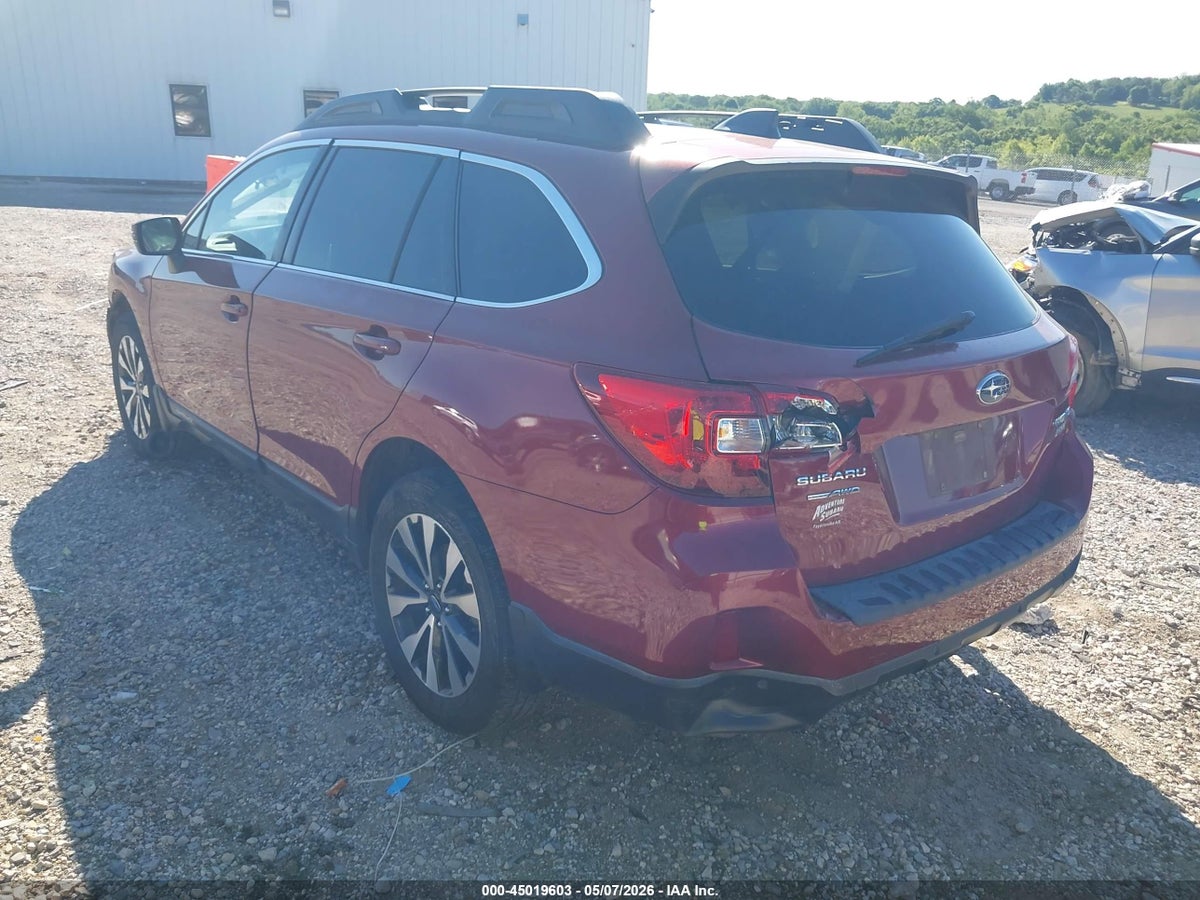 2017 SUBARU OUTBACK 2.5I LIMITED — снимка 3