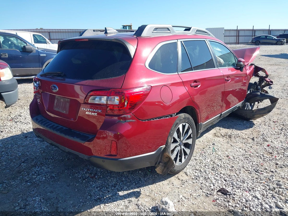 2017 SUBARU OUTBACK 2.5I LIMITED — снимка 4