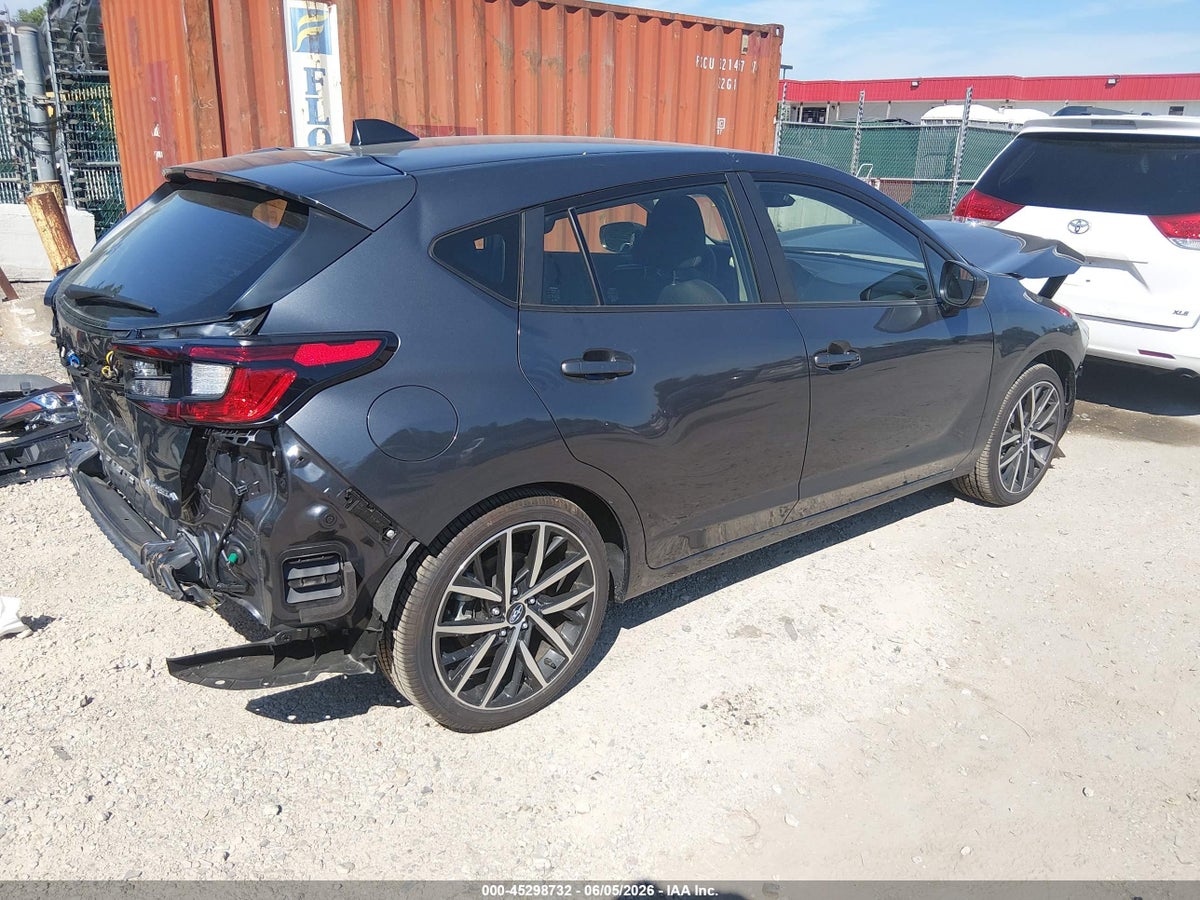 2025 SUBARU IMPREZA SPORT 5-DOOR — снимка 4