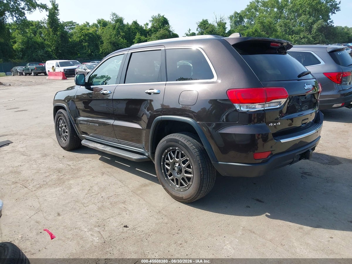 2017 JEEP GRAND CHEROKEE LIMITED — снимка 3