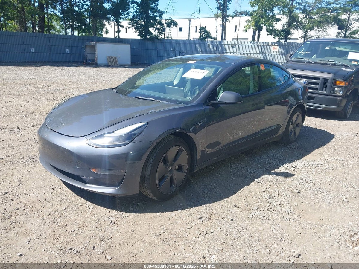 2022 TESLA MODEL 3 LONG RANGE DUAL MOTOR ALL-WHEEL DRIVE — снимка 2