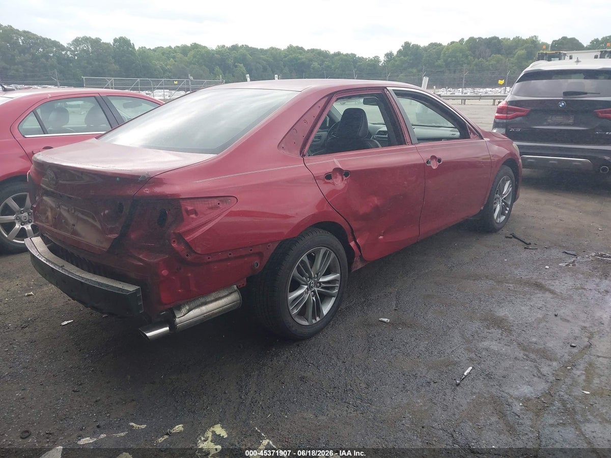 2017 TOYOTA CAMRY SE — снимка 4