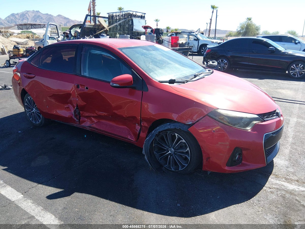 2016 TOYOTA COROLLA S PLUS