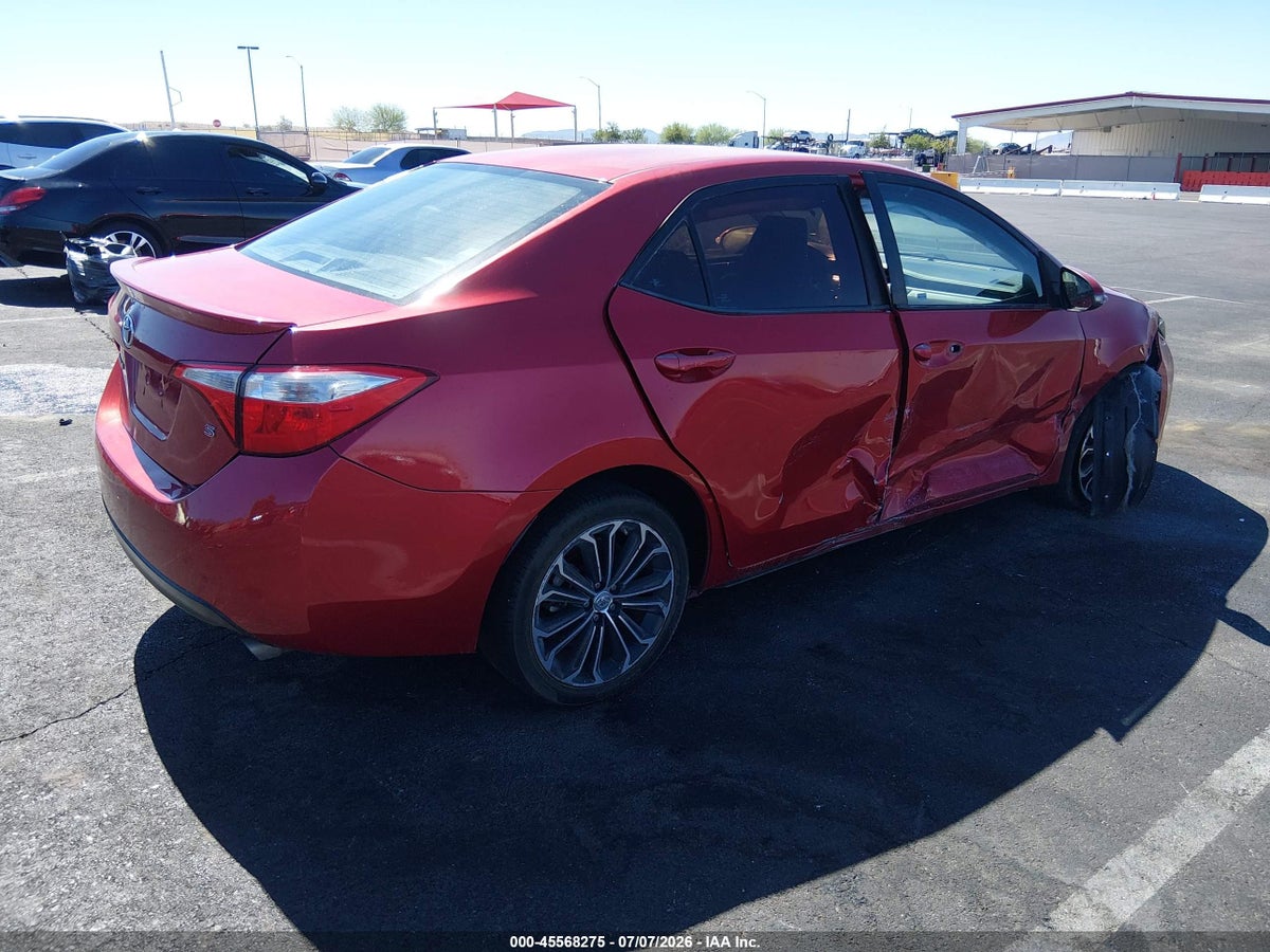 2016 TOYOTA COROLLA S PLUS — снимка 4