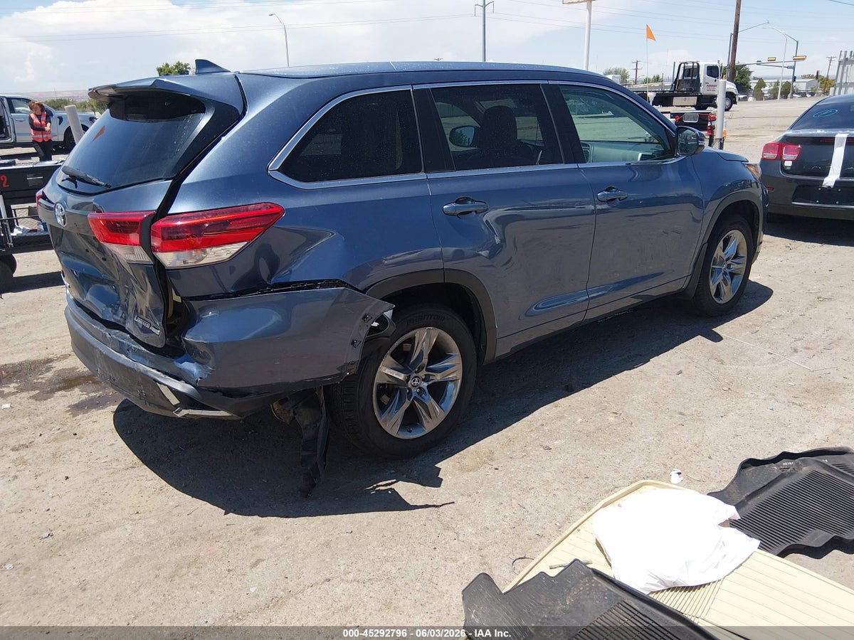 2018 TOYOTA HIGHLANDER LIMITED PLATINUM — снимка 4