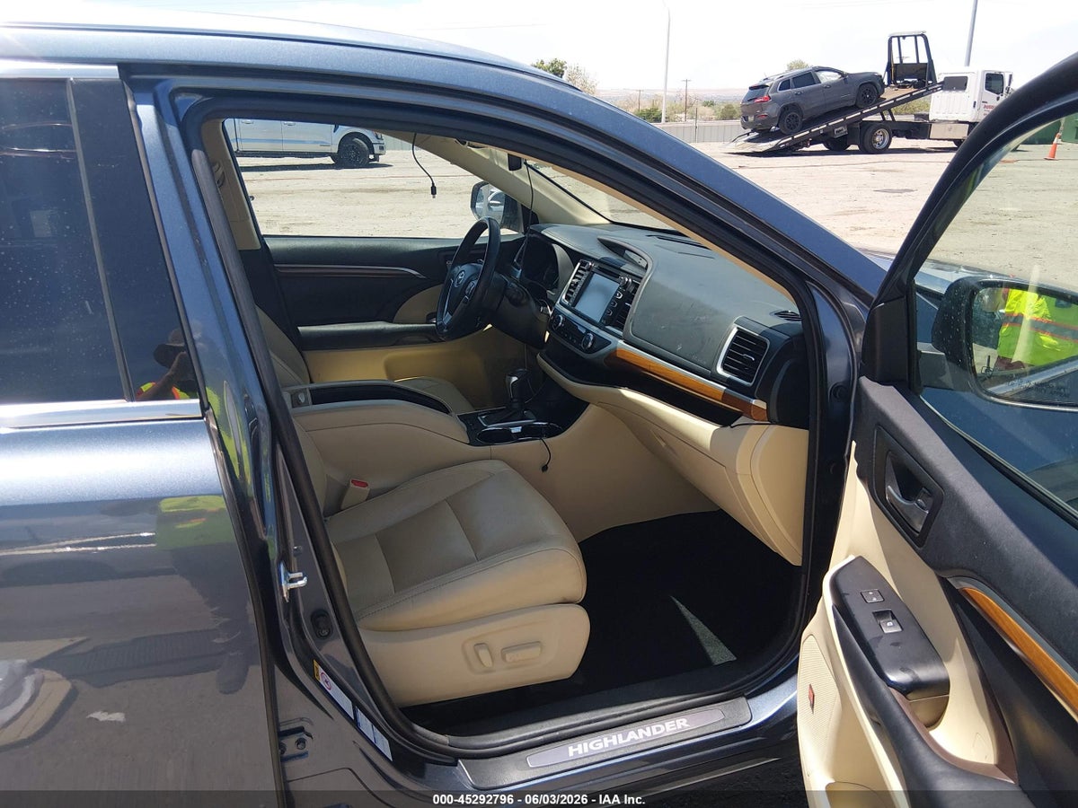 2018 TOYOTA HIGHLANDER LIMITED PLATINUM — снимка 5
