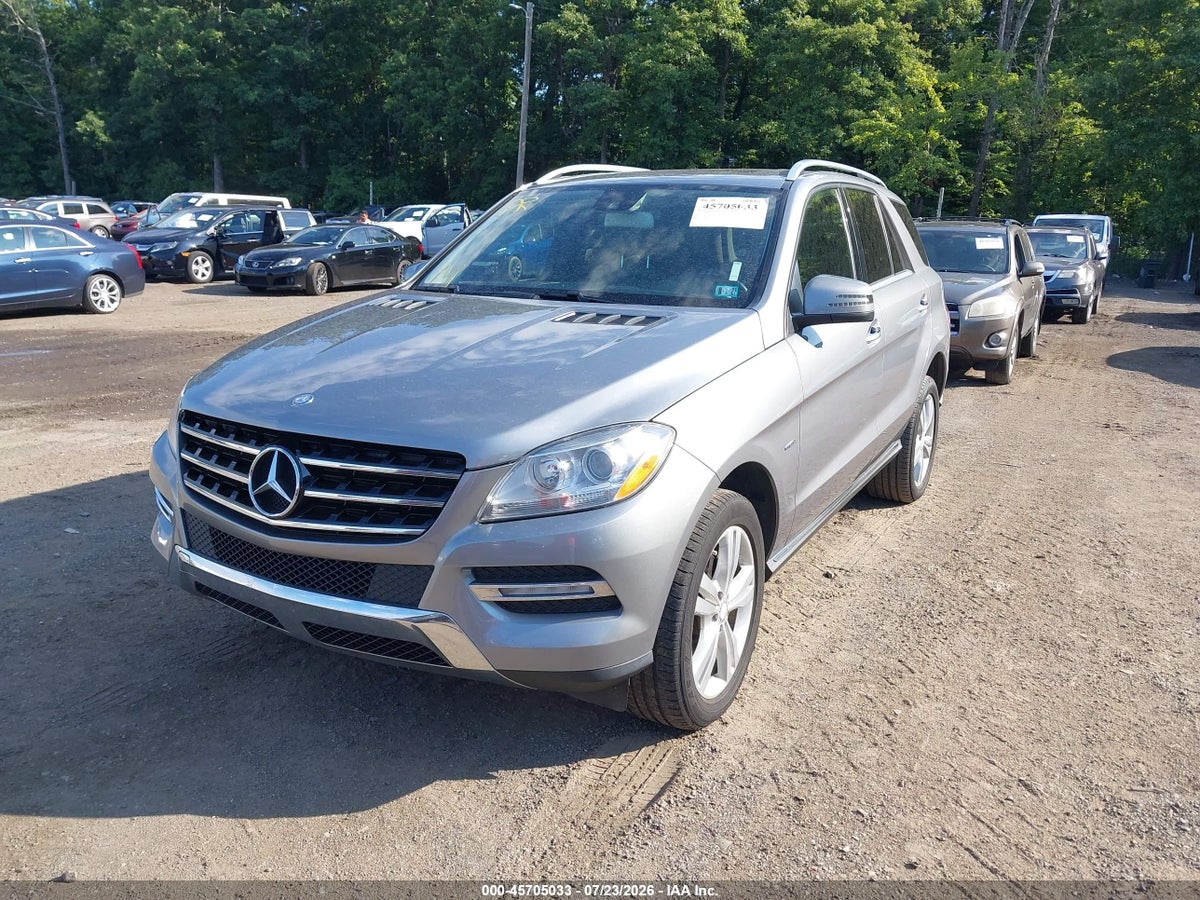 2012 MERCEDES-BENZ ML 350 4MATIC — снимка 2