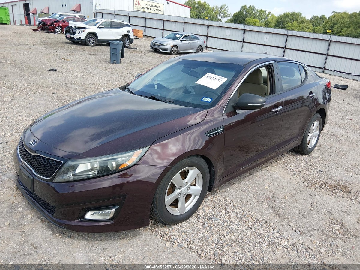 2015 KIA OPTIMA LX — снимка 2