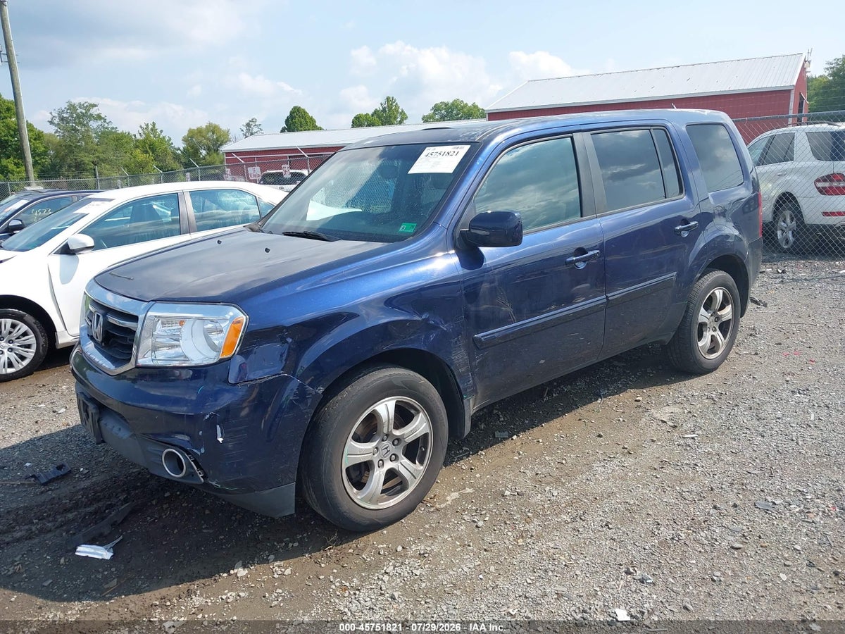2013 HONDA PILOT EX-L — снимка 2