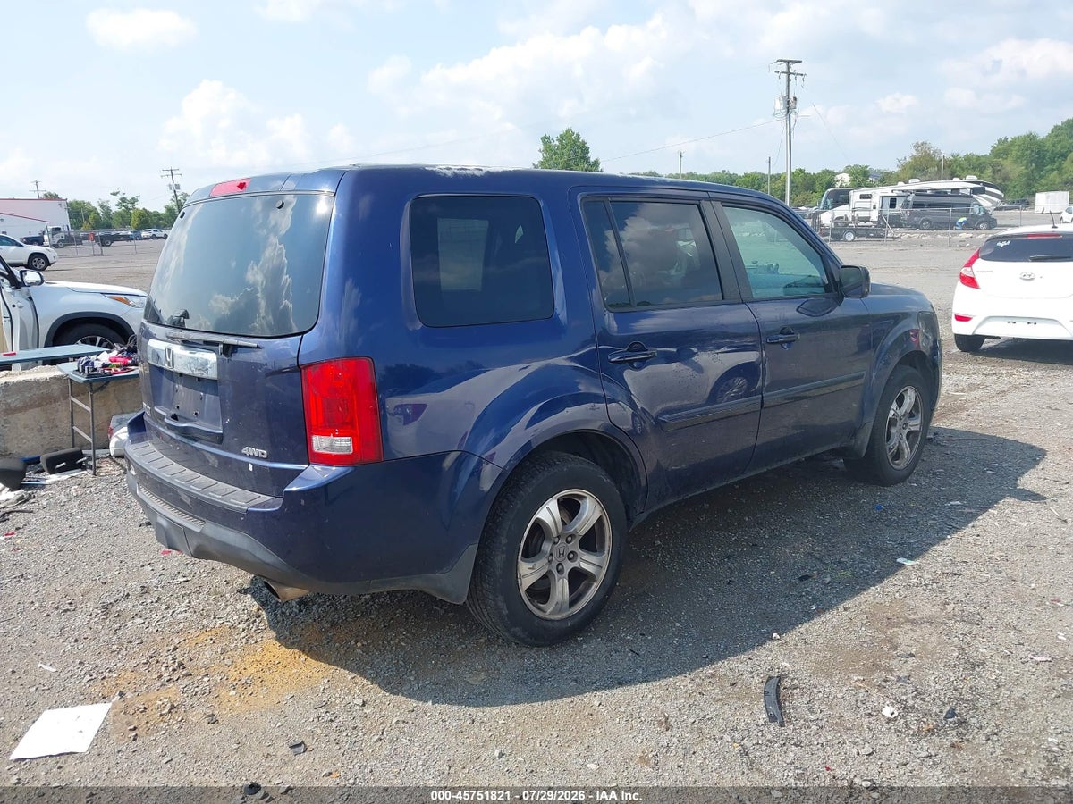 2013 HONDA PILOT EX-L — снимка 4