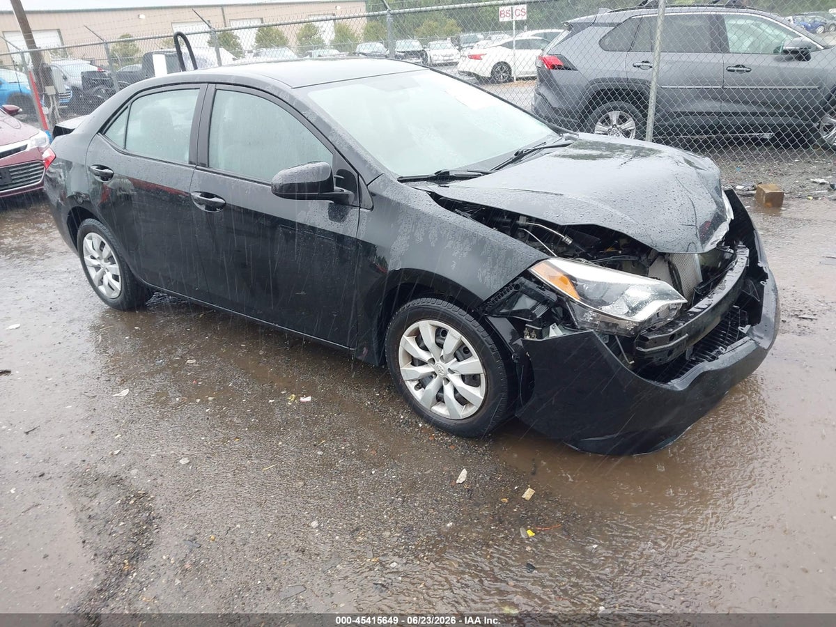 2015 TOYOTA COROLLA LE